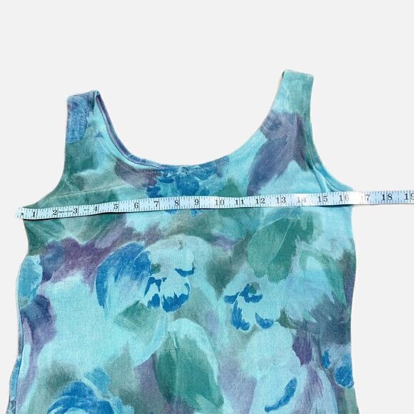 80s/90s KLG & Co. Vintage Midi Dress Button Short Sleeve Cardigan Size Small - Picture 10 of 12